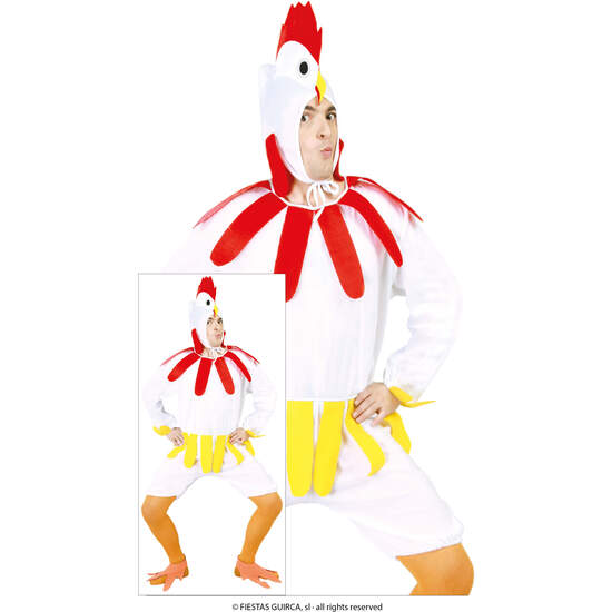 DISFRAZ ADULTO GALLINA TALLA 52-54 image 0