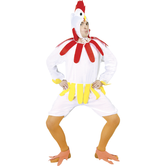 DISFRAZ ADULTO GALLINA TALLA 52-54 image 1