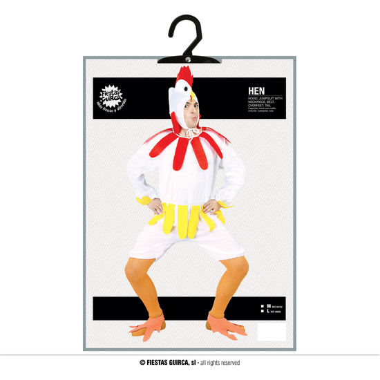 DISFRAZ ADULTO GALLINA TALLA 52-54 image 4