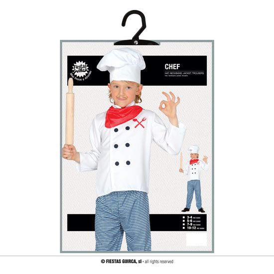 DISFRAZ COCINERO 5-6 AÑOS image 4