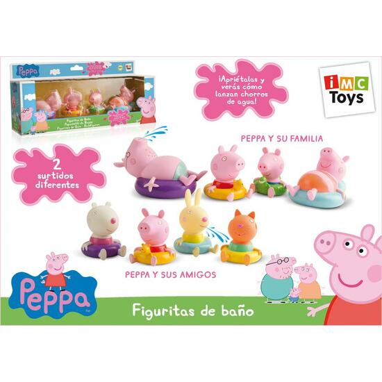 PEPPA PIG SET 4 FIGURAS PARA BAÑO  image 0