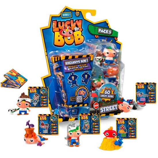 PACK 5 FIGURAS LUCKY BOB S-1 image 0