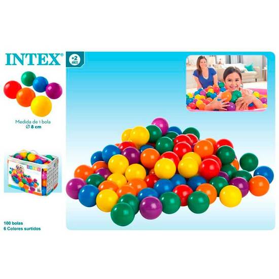 PACK 100 BOLAS FUN BALLZ / EDAD 2+ image 0