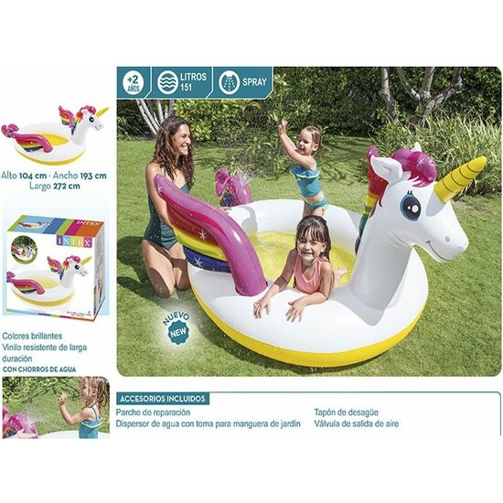 PISCINA SPRAY UNICORNIO - 272x193x104 cm image 1