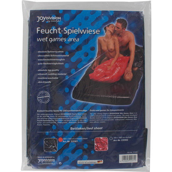 SEX FITTED SHEET BLACK image 0