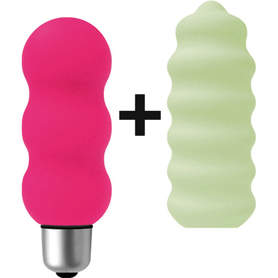 JOYSTICK MICRO GYRO PINK AND PISTACHIO image 0