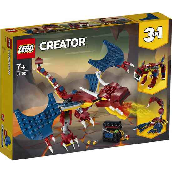 DRAGON LLAMEANTE LEGO CREATOR 3EN1 image 0