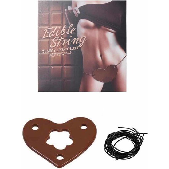 TANGA COMESTIBLE MUJER DE CHOCOLATE image 0