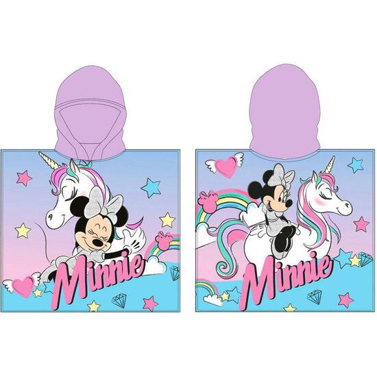 PONCHO MINNIE UNICORNIO 55X110 CM. image 0