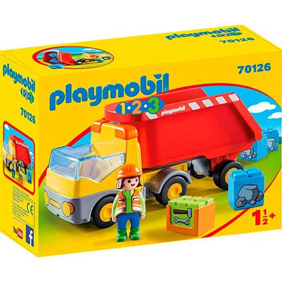 CAMION CONSTRUCCION PLAYMOBIL 1.2.3 image 0