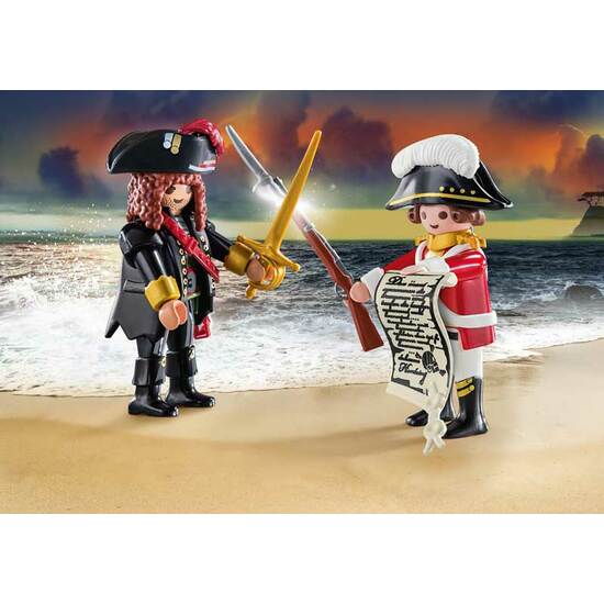 PIRATA Y SOLDADO PLAYMOBIL image 0