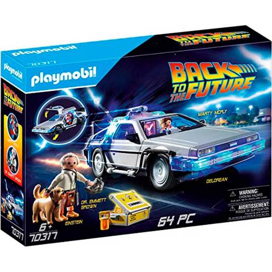 DELOREAN PLAYMOBIL BACK TO FUTURE image 0