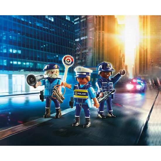 SET FIGURAS POLICIA PLAYMOBIL image 1