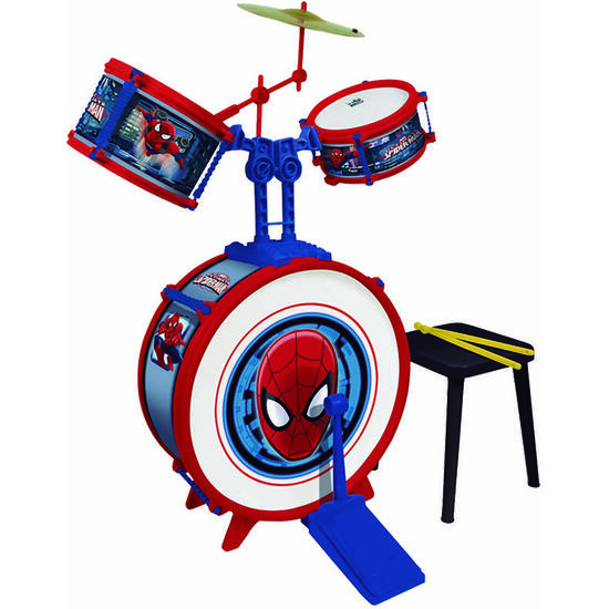 BATERIA 3 TAMBORES SPIDER-MAN image 0