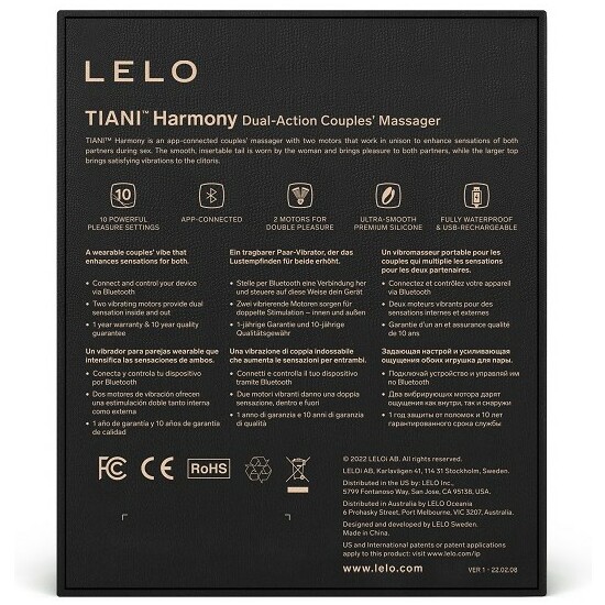 LELO TIANI HARMONY APP AQUA image 3