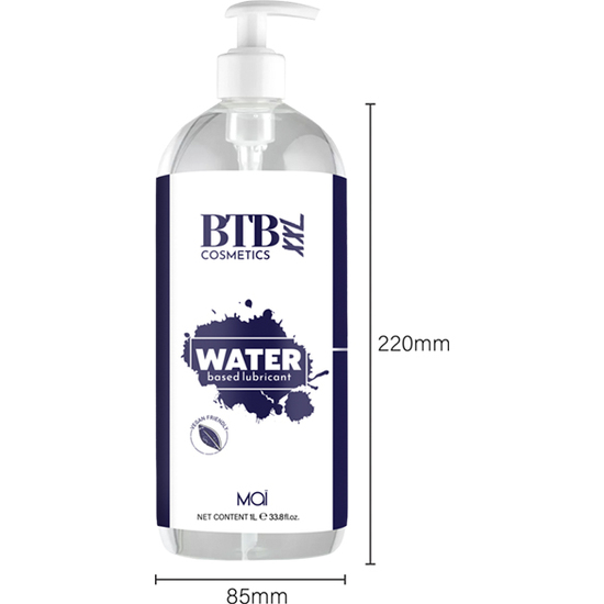 BTB WATER BASED LUBRICANT 1000ML image 3