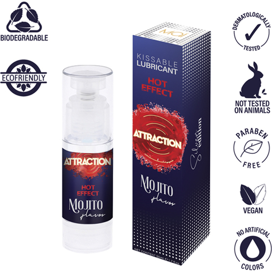 LUBRICANT ATTRACTION HEAT MOJITO 50 ML image 4