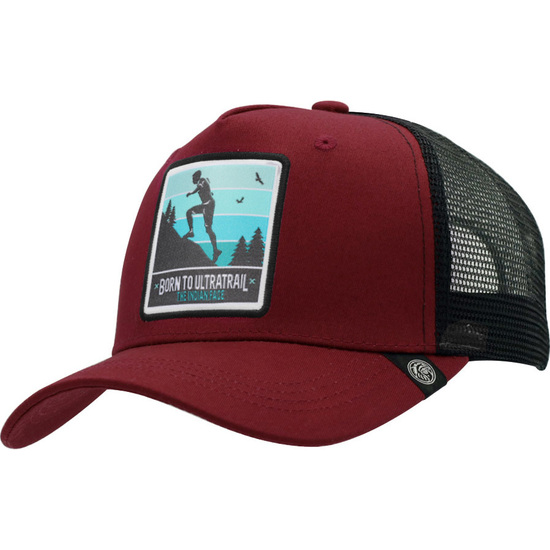 GORRA TRUCKER BORN TO ULTRATRAIL ROJO THE INDIAN FACE PARA HOMBRE Y MUJER image 0