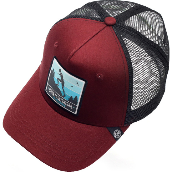 GORRA TRUCKER BORN TO ULTRATRAIL ROJO THE INDIAN FACE PARA HOMBRE Y MUJER image 2
