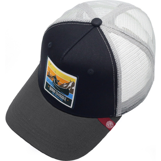 GORRA TRUCKER BORN TO PADDLE NEGRO THE INDIAN FACE PARA HOMBRE Y MUJER image 2