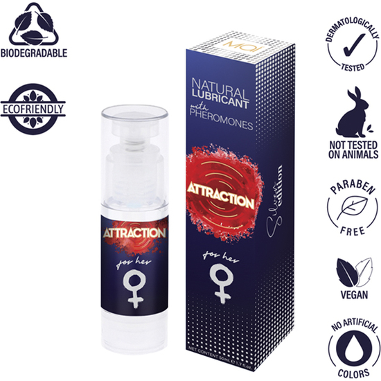 LUBRICANT WITH PHEROMONES ATTRACTION FOR HER 50 ML image 1