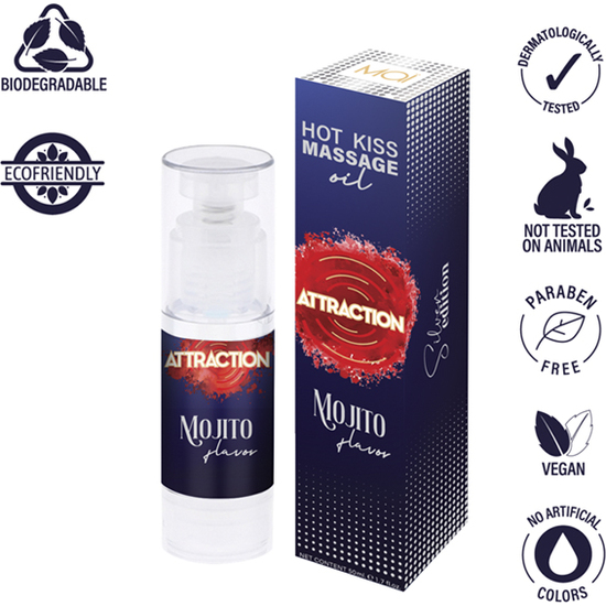 MASSAGE OIL ATTRACTION MOJITO BALM 50 ML image 1