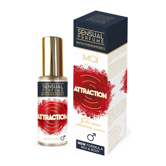 MASCULINE PERFUME WITH PHEROMONES (MAI ATTRACTION) 30 ML image 0