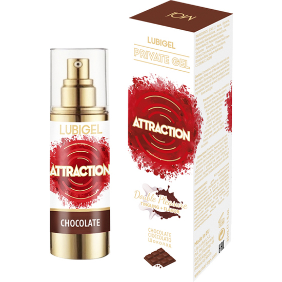 LUBIGEL - INTIMATE GEL WITH LIQUID VIBRATOR EFFECT (MAI ATTRACTION) CHOCOLATE 30 ML image 0