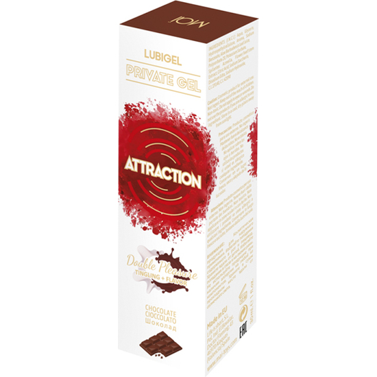 LUBIGEL - INTIMATE GEL WITH LIQUID VIBRATOR EFFECT (MAI ATTRACTION) CHOCOLATE 30 ML image 2