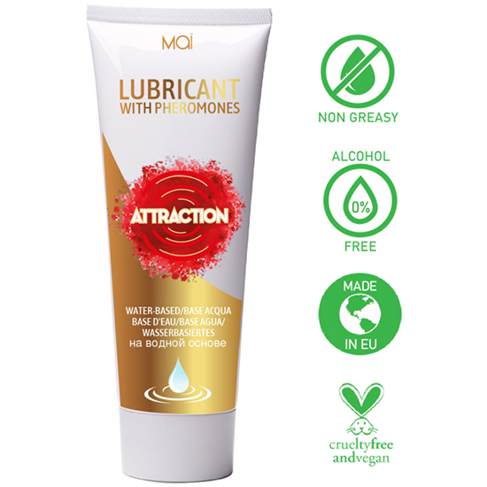 LUBRICANT WITH PHEROMONES MAI ATTRACTION NEUTRAL 75 ML image 0