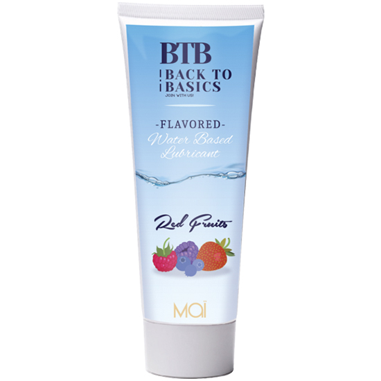 BTB WATER BASED FLAVORED RED FRUITS LUBRICANT 75ML image 0