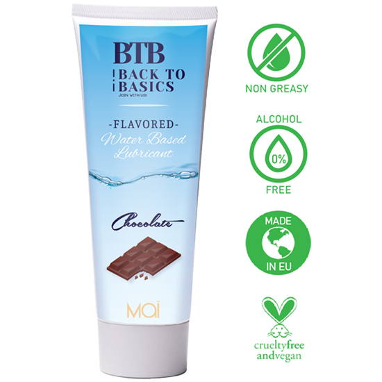 BTB WATER BASED FLAVORED CHOCOLAT LUBRICANT 75ML image 1
