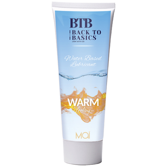 BTB WATER BASED WARM FEELING LUBRICANT 75ML image 0