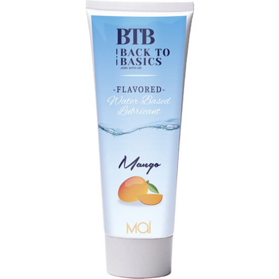 BTB WATER BASED FLAVORED MANGO LUBRICANT 75ML image 0