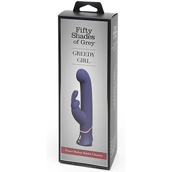 GREEDY GIRL POWER THRUST MOTION G-SPOT VIBRATOR - PURPLE image 1