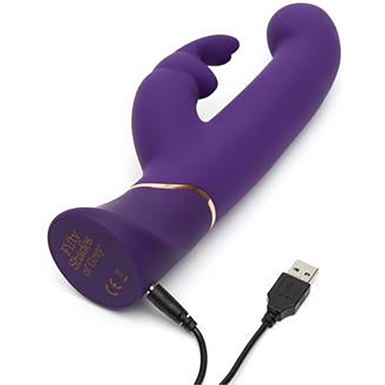 GREEDY GIRL POWER THRUST MOTION G-SPOT VIBRATOR - PURPLE image 2