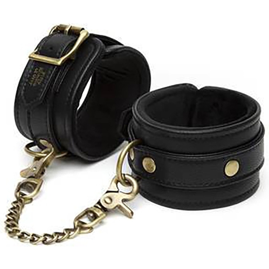 BOUND TO YOU ANKLE CUFFS - BLACK image 2