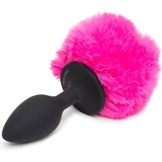 NON-VIBRATING BUTT PLUG SMALL - BLACK/PINK image 2