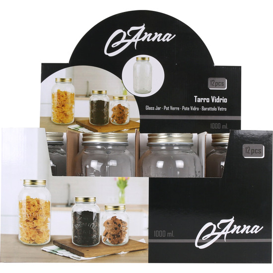 TARRO VIDRIO QUALITY 1000ML - ANNA image 1