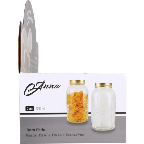 TARRO VIDRIO QUALITY 1000ML - ANNA image 2