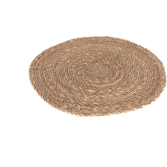 ROUND WICKER PLACE MAT - 35CM - PRIVILEGE image 1