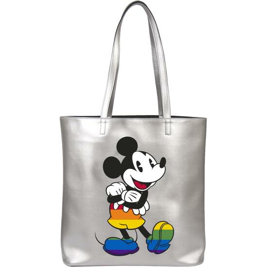 BOLSO ASAS POLIPIEL DISNEY PRIDE SILVER image 0