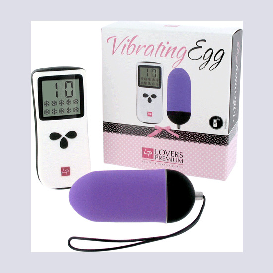 LOVERSPREMIUM - VIBRATING EGG PURPLE image 0