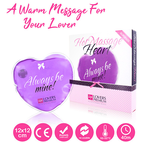 LOVERSPREMIUM - HOT MASSAGE HEART XL BE MINE image 1