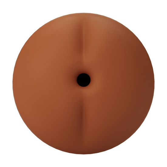 AUTOBLOW - A.I. SILICONE ANUS SLEEVE BROWN image 0
