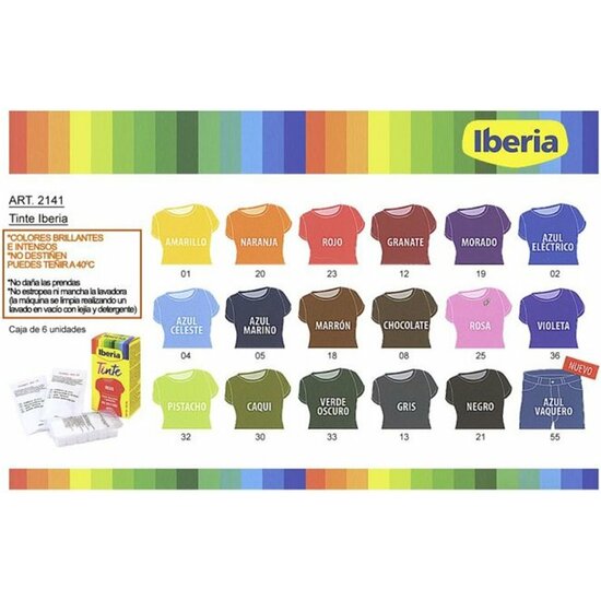 IBERIA TINTE PARA ROPA TAMAÑO - MORADO image 0