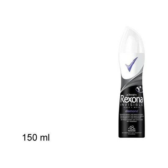 REXONA DEO SPRAY 150ML BLACK WHITE image 0