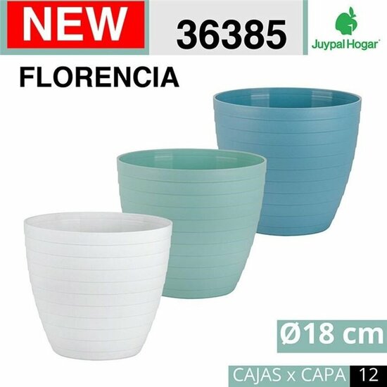 MACETA FLORENCIA PASTEL COLOR SURTIDO - 15 CM image 0