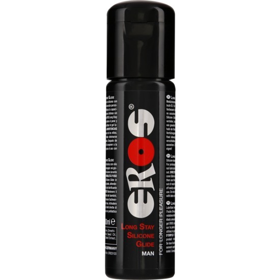 EROS LONG STAY SILICONE GLIDE MAN 100 ML image 0