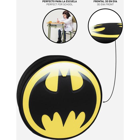 MOCHILA INFANTIL 3D PREMIUM BATMAN YELLOW image 3